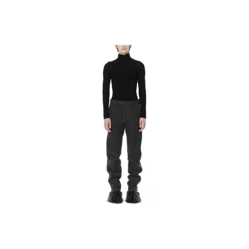 WE11DONE Suit Trousers Men Black/Dark Gray-2