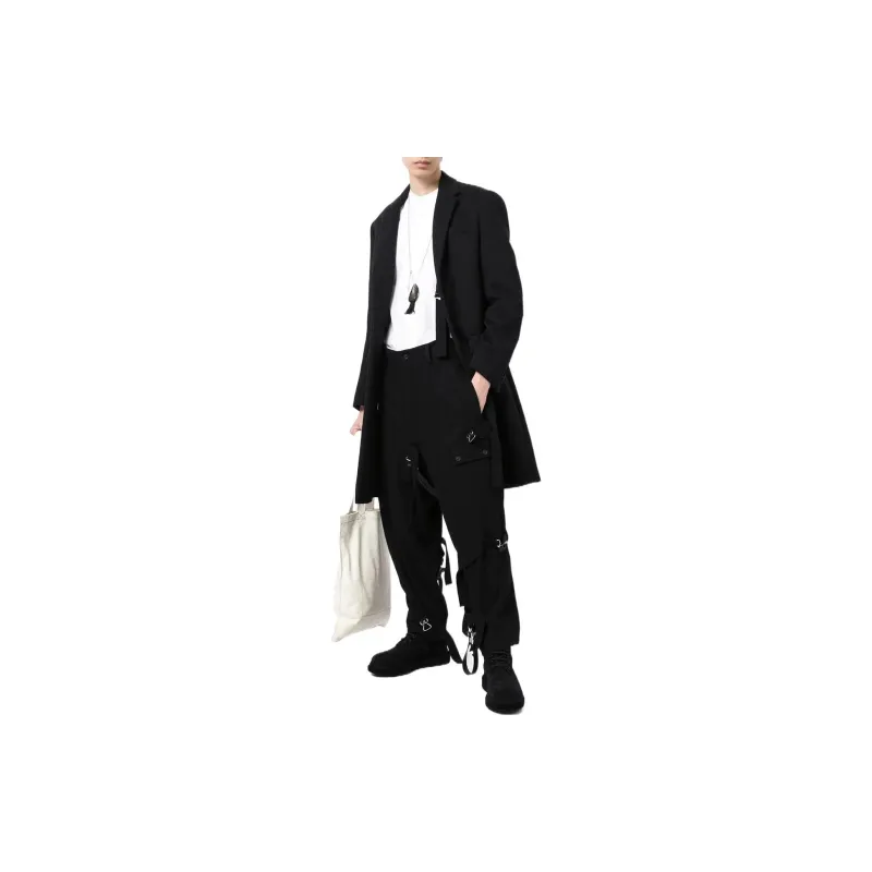 Yohji Yamamoto Suspender strap Trousers-2