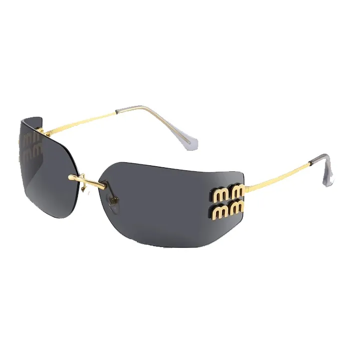Morakot Alloy Irregular Shape Sunglasses Unisex-1
