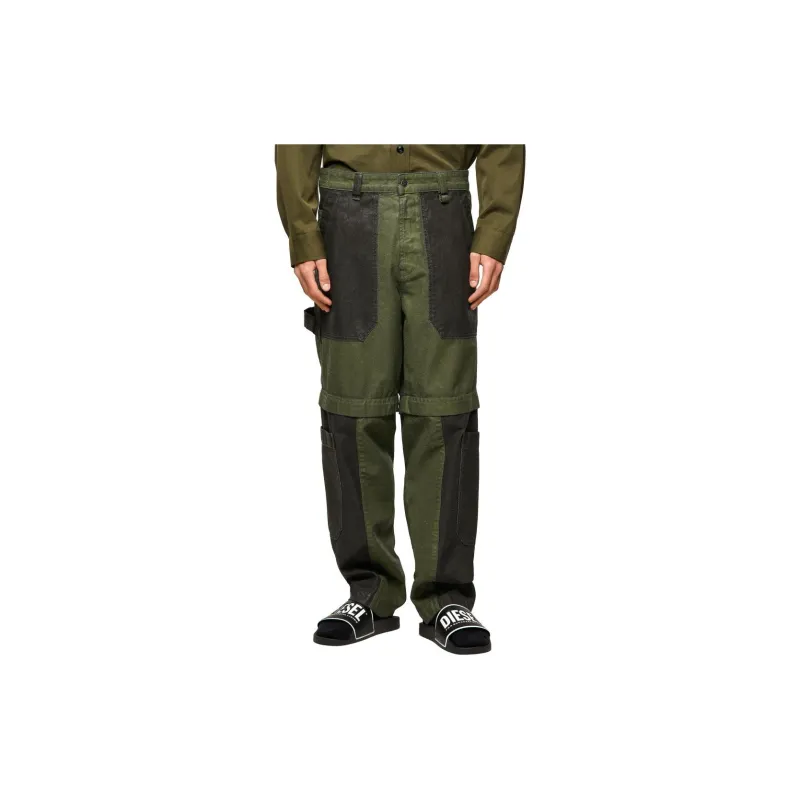 DIESEL Casual Pants Men's Green-3