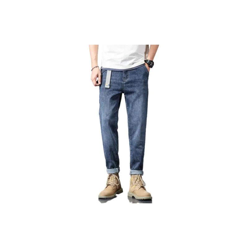 FAIRWHALE Jeans Spring And Summer Men's Denim Blue-3