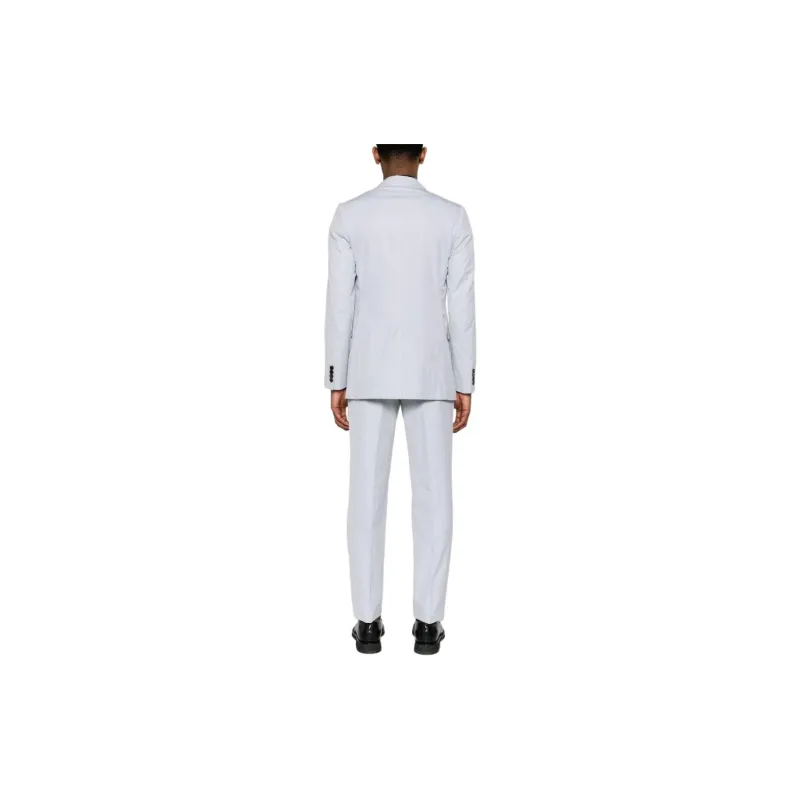 DRIES VAN NOTEN SS24 Business Suits Men's Pink Blue-2