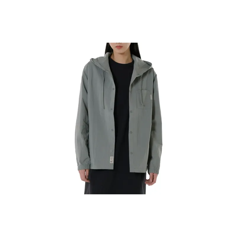 Snow Peak Windbreaker Jackets Men Green-2