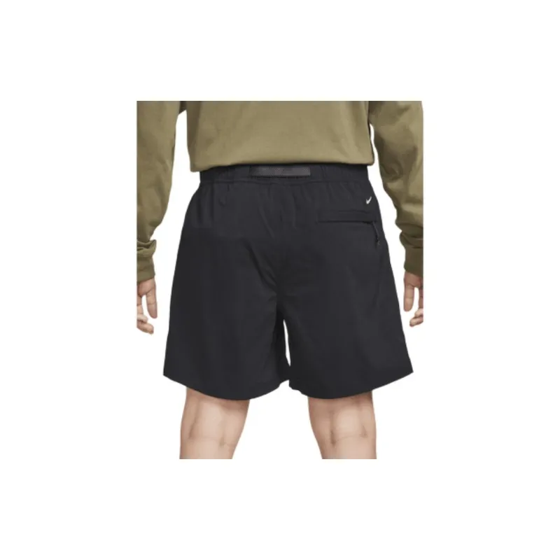 Nike Acg Logo Belted Nylon Straight Leg Shorts Black-4