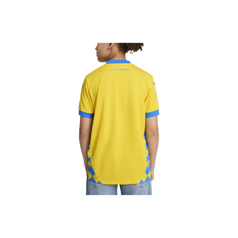 PUMA SS24 Eintracht Braunschweig Soccer Jerseys Men's Blue Yellow-3