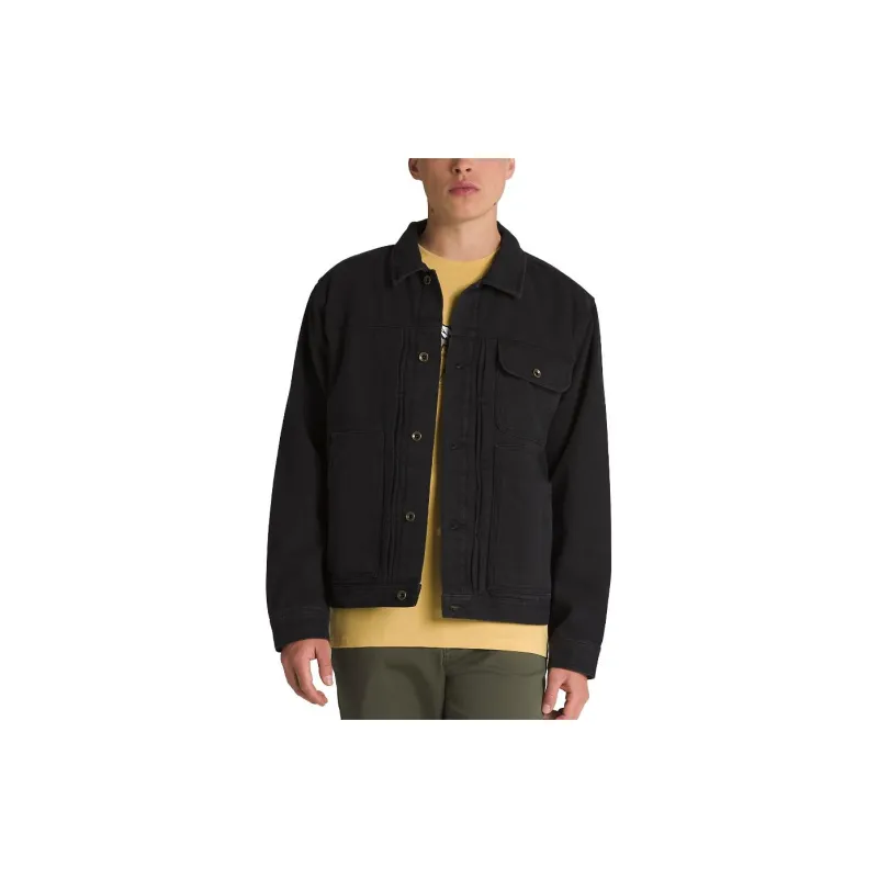 Vans Donato Sherpa Jackets Men Black-3