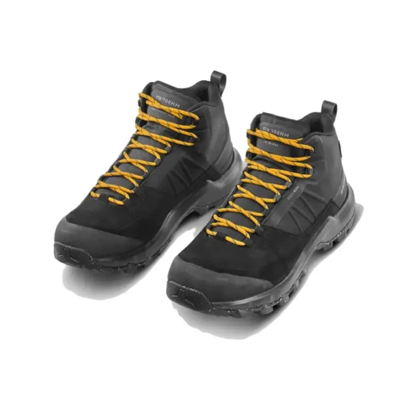 DECATHLON MH500 Slip Resistant Mid Top Trekking Shoes Men's Black-2