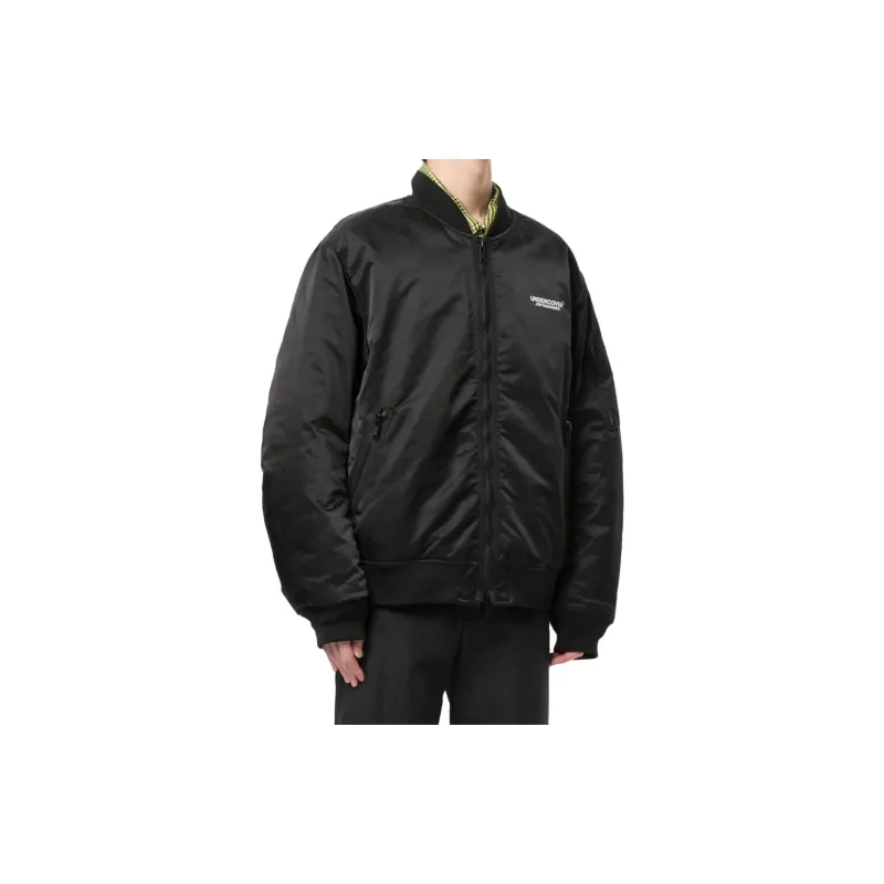 UNDERCOVER Logo-print Bomber Jacket-3