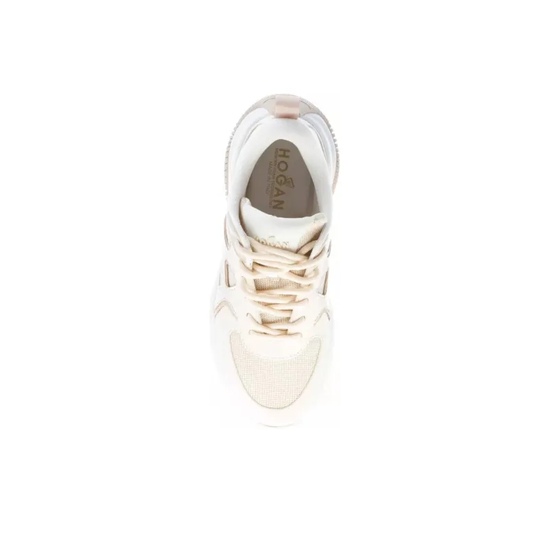 HOGAN Logo Patch Lace Up Sneakers Women's-4