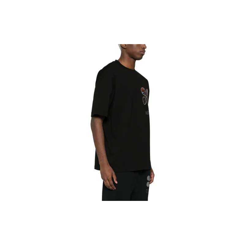 HUGO BOSS SS24 Drop Shoulder Sleeve T Shirt Men's Black-2