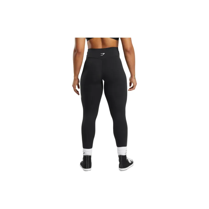 GYMSHARK Lifting Logo Leggings Athletic Trousers Women's Black-1