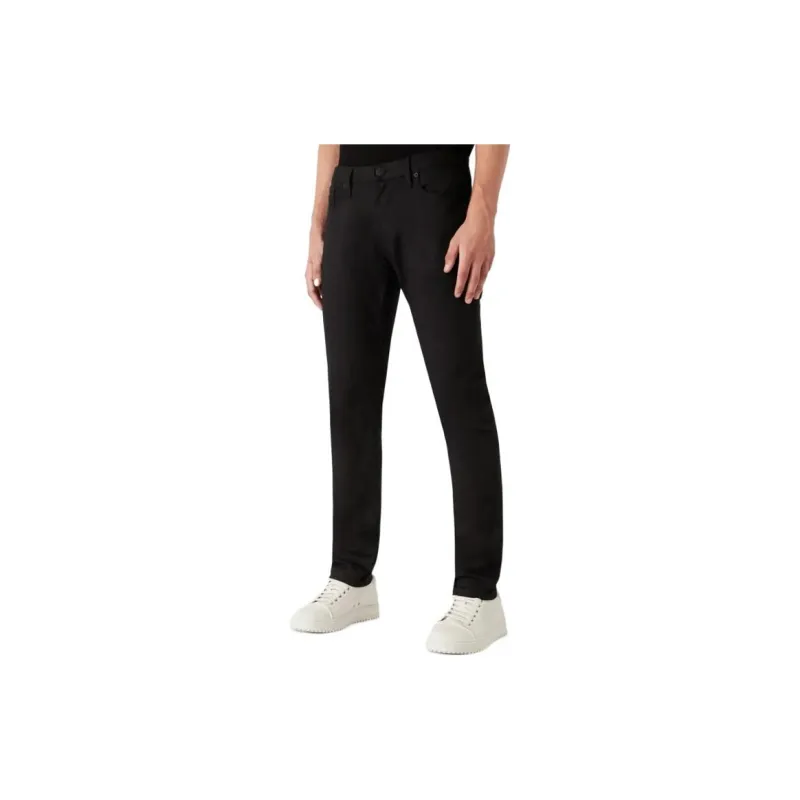 EMPORIO ARMANI J06 Stretch twill Slim fit Trousers-10