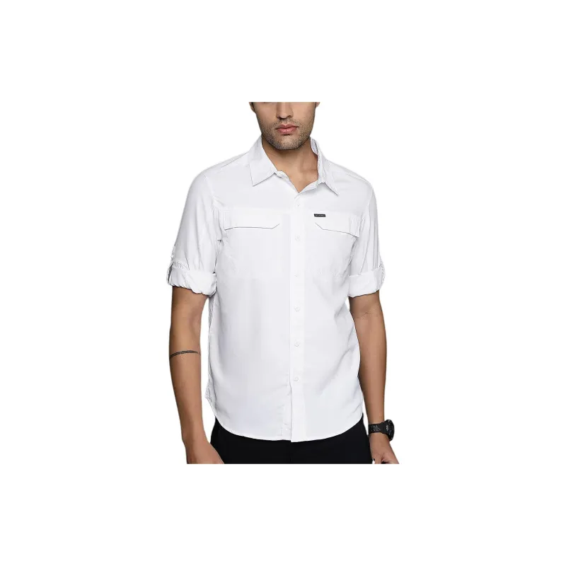 Columbia Shirts Men White-3
