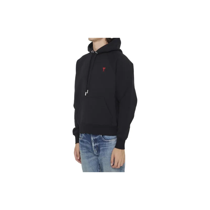 Ami Paris Ami De Coeur Small Logo Hoodie-3