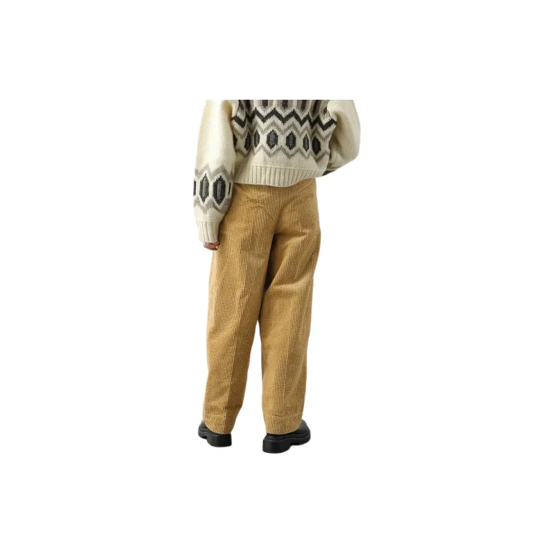 GANNI Casual Pants Women's Yellow-1