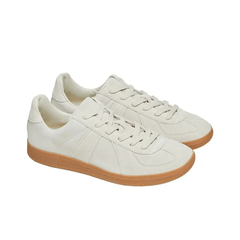 Norman Walsh Breathable Lightweight Low Top Running Shoes Unisex Beige-3