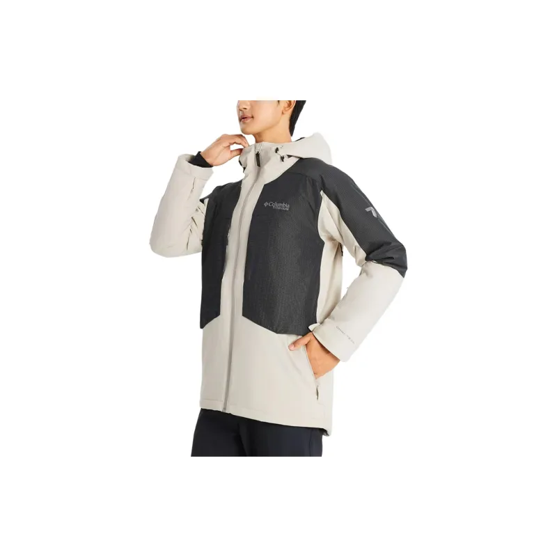 Columbia TITANIUM Ski Tops Men Ecru-4