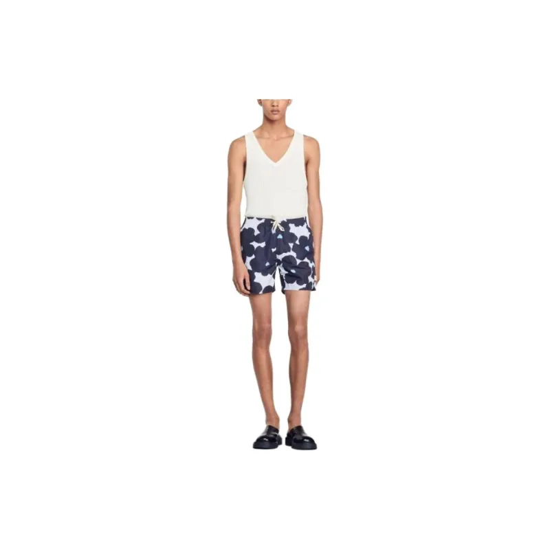 Sandro Casual Shorts Men's Dark Blue-1