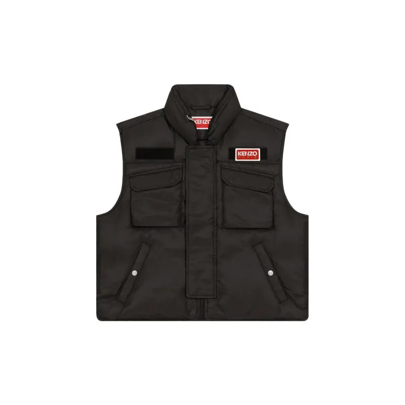 KENZO Logo Patch Sleeveless Padded Gilet-3