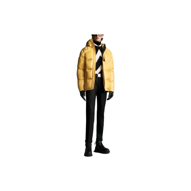 Moncler FW22 Down Jacket Men's Sun Yellow-1