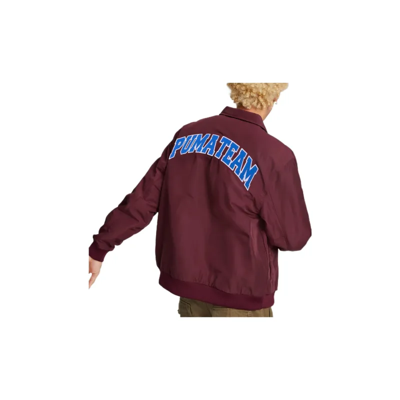 PUMA TEAM Jackets Men Burgundy-4