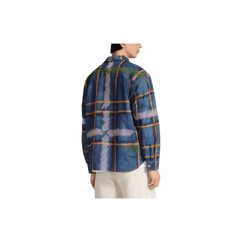 DIOR X Denim Tears Long Sleeve Shirt-3