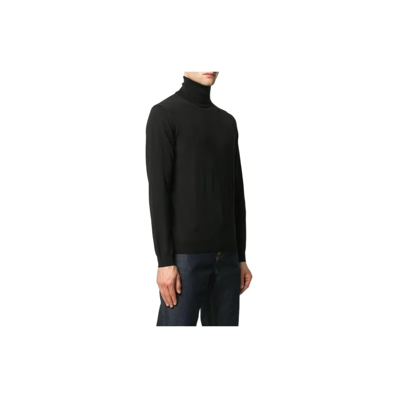 Zanone Roll Neck Straight Hem Jumper-4