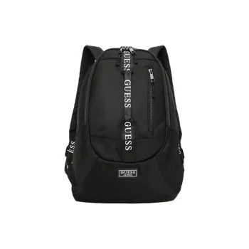 GUESS Fabric Backpack Medium Size Women's Black