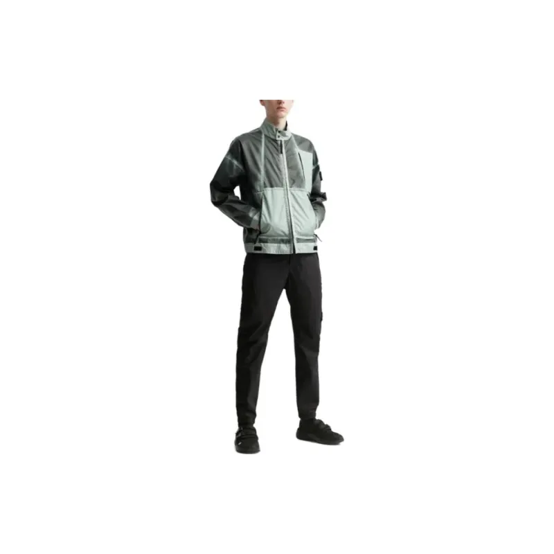 STONE ISLAND STONE ISLAND Hand Sprayed Jackets Coats Men's Sky Color-3