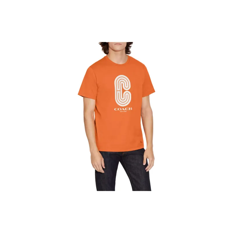 COACH T-Shirt Men's Candy Orange-1