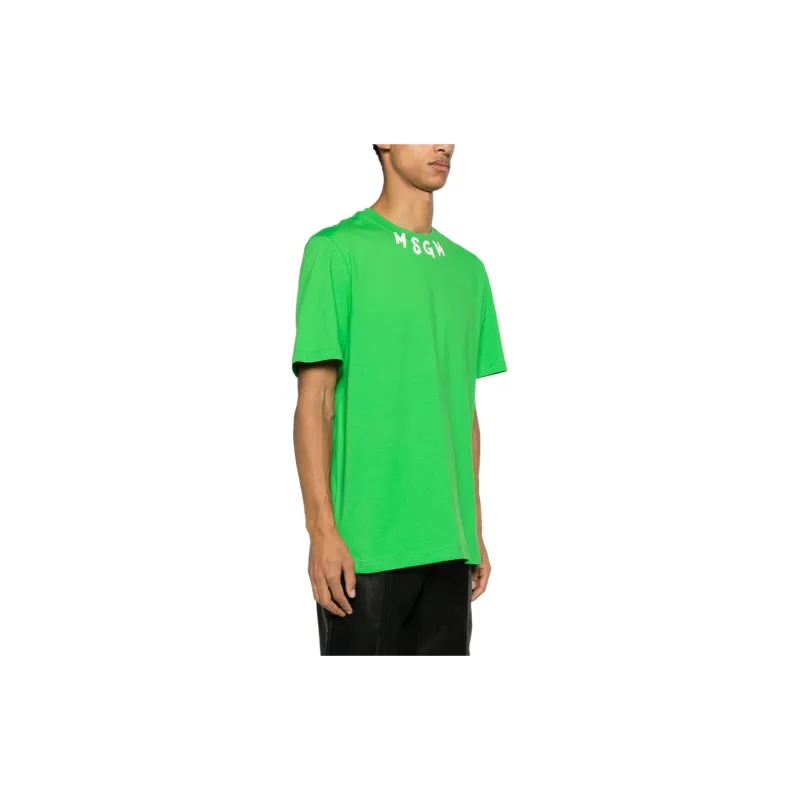MSGM T Shirt Men's Bright Green-3