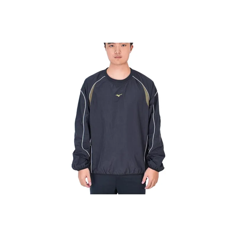 Mizuno Sweatshirt Men's Black Silver-2