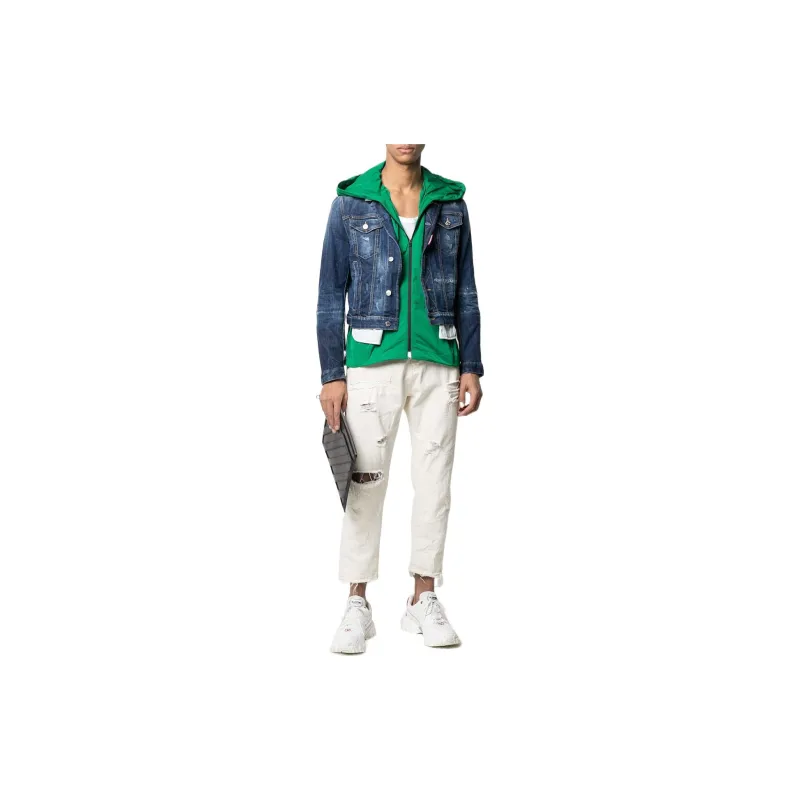 DSQUARED 2 Denim Jackets Men Blue-3