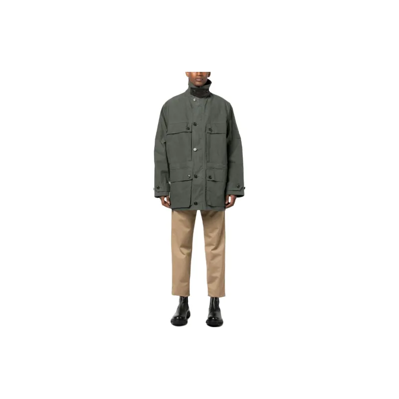 Mackintosh Country Single-breasted Cotton Coat-2