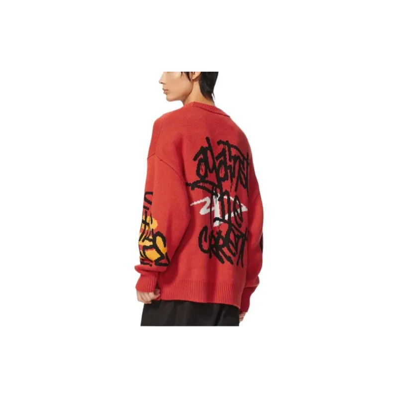 LiNing Sweater Unisex Flame Red-3