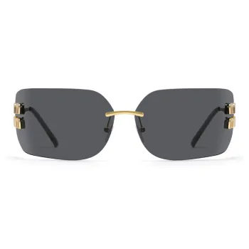 Morakot Alloy Irregular Shape Sunglasses Unisex