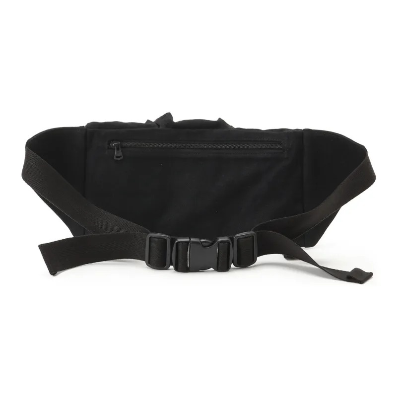 Yohji Yamamoto Linen One Shoulder Crossbody Fanny Pack Regular Men's Black-3