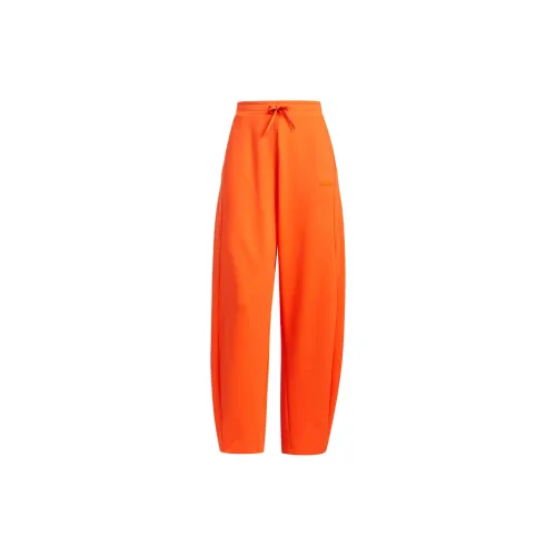 Adidas Knitted Sweatpants Women's Semi-Impact Orange