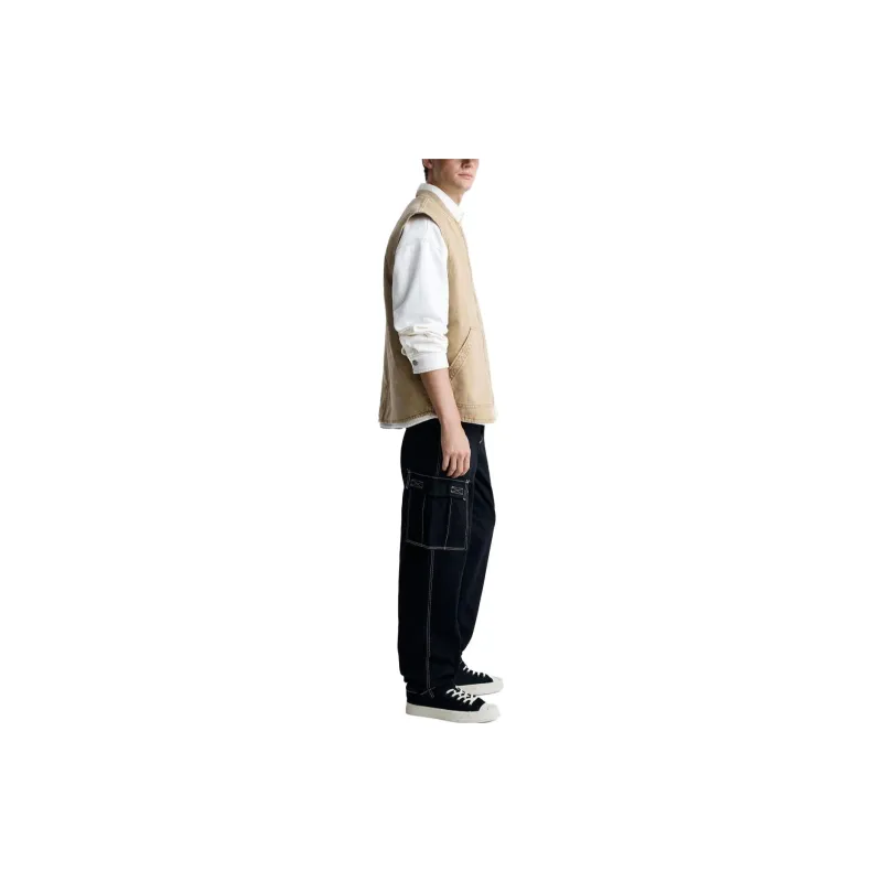 ZARA Cargo Pants Men Black-4
