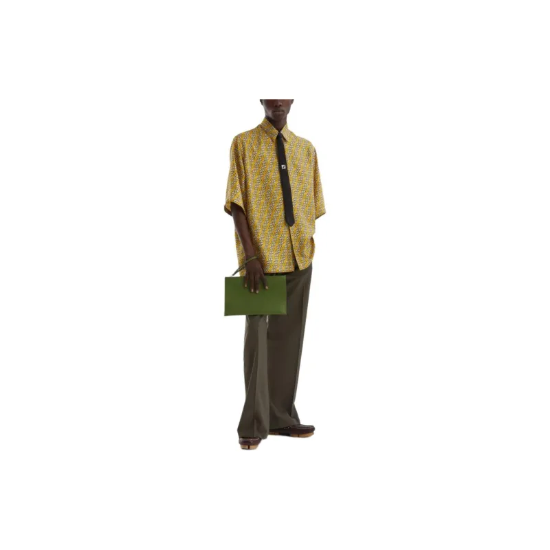 FENDI Ff Printed Short Sleeved Shirt-2