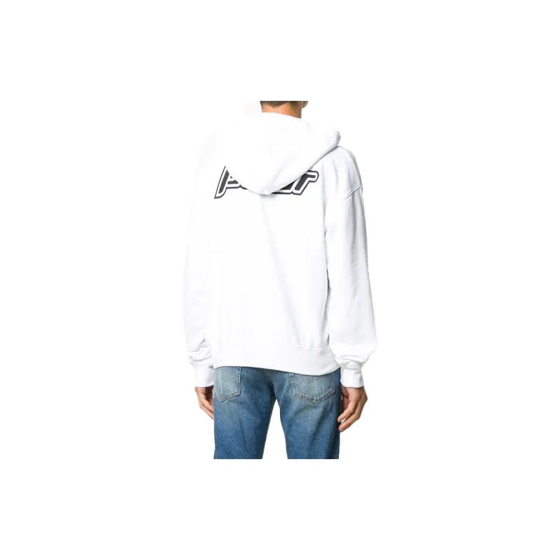 Off Mona Lisa Print Hoodie-2