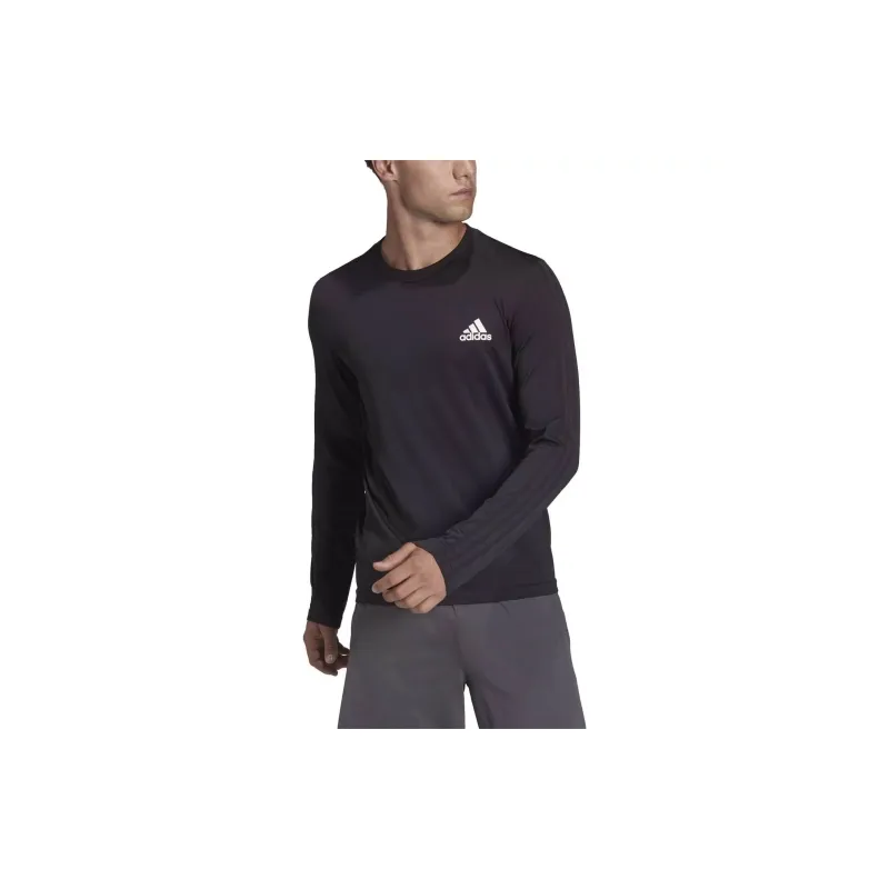 Adidas MOTION SML LS T T-Shirt Men's Black-1