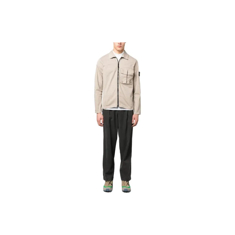 STONE ISLAND Jacket Men's Khaki-2