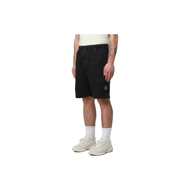 STONE ISLAND Cargo Shorts Men's Charcoal Black-3