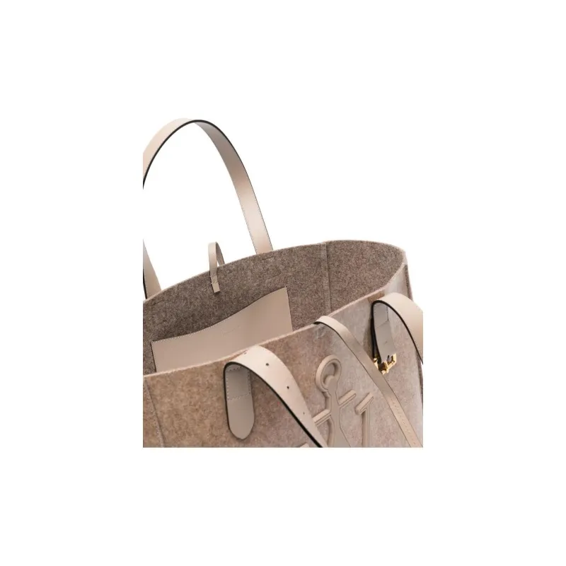 JW Anderson Belt Anchor-embroidered Tote Bag-4