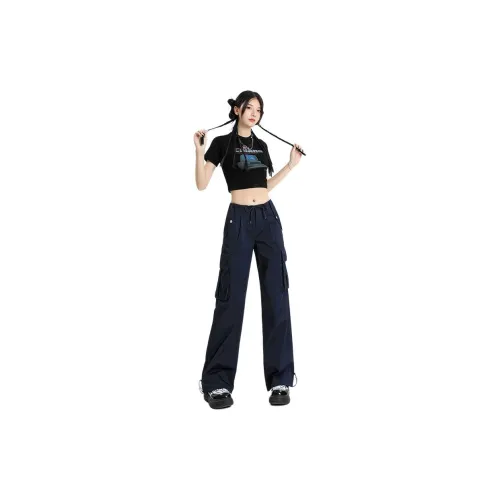 JASONWOOD Cargo Pants Women's Navy Blue