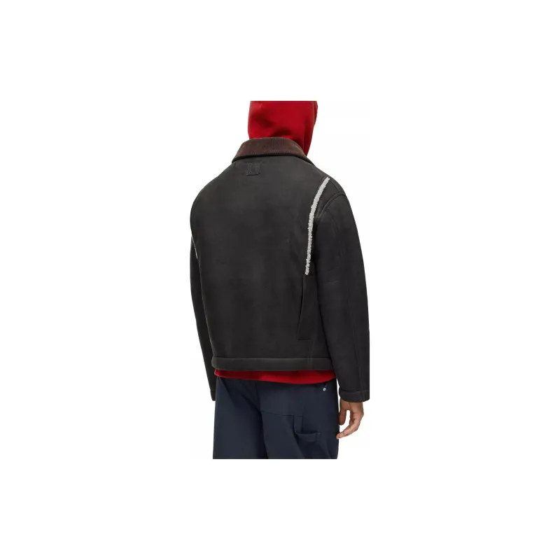 LOEWE Shearling Workwear Jacket-3