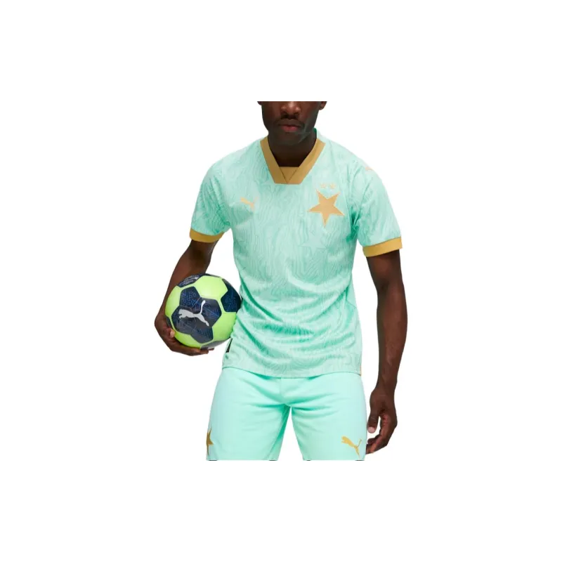 PUMA Bratislava SK Slavia Prague 23/24 Away Jersey Soccer Jerseys Men's Green-2