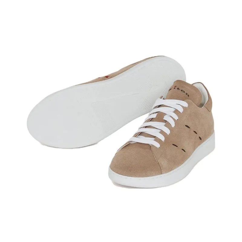 KITON Low Top Skateboard Shoes Men's Tan-3