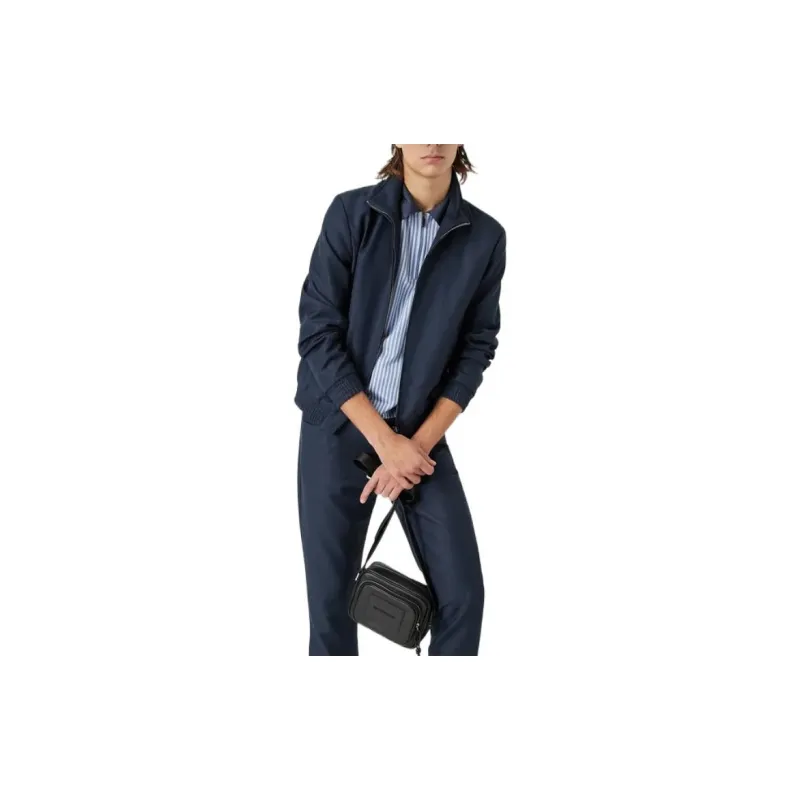 EMPORIO ARMANI Jackets Men Navy Blue-2